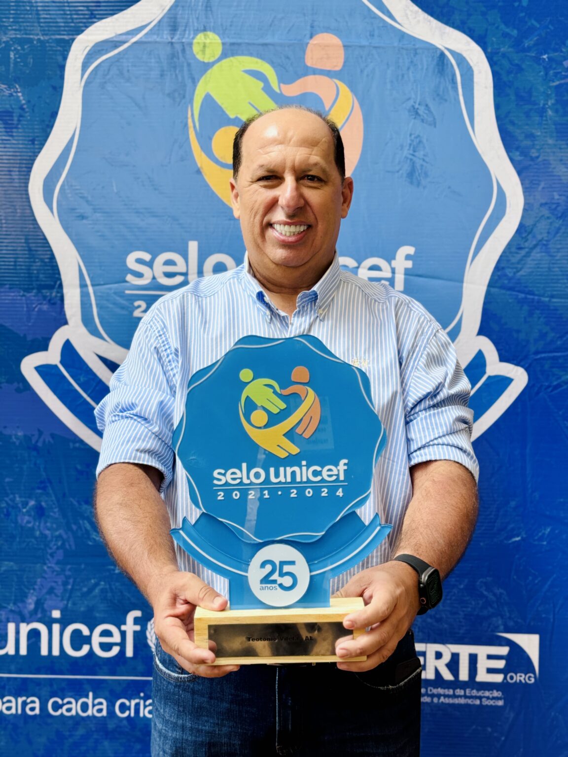 Teotônio Vilela: prefeito Peu Pereira celebra 4ª conquista do Selo UNICEF