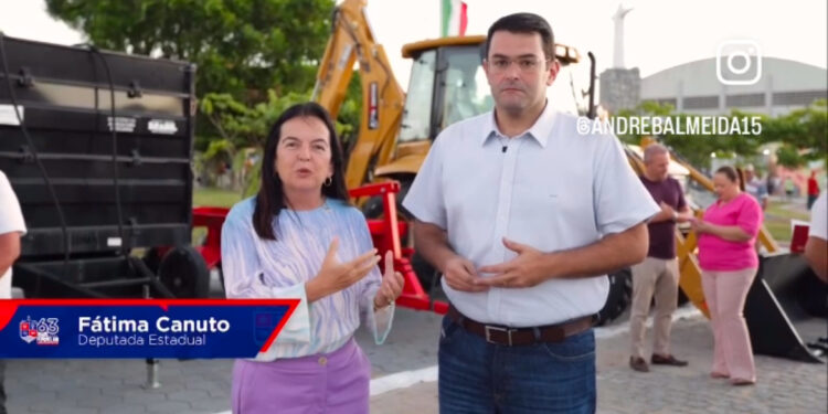 Deputada Fátima Canuto e prefeito André Almeida entregam novos equipamentos para agricultura familiar em Mar Vermelho