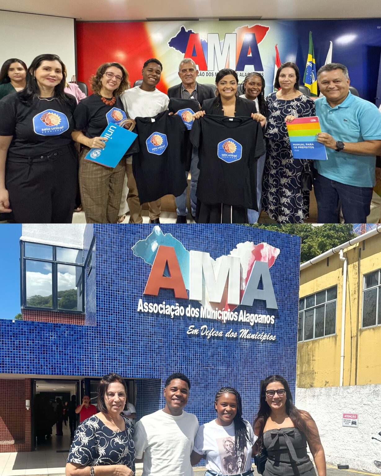 Prefeita de Monteirópolis participa do lançamento da nova edição do Selo UNICEF 2025-2028
