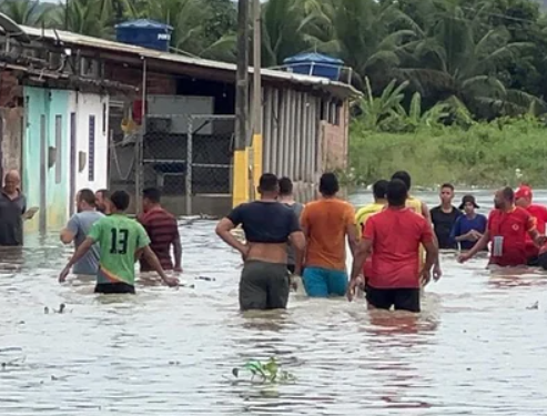 São Luís do Quitunde decreta situação de emergência após fortes chuvas e transbordamento do Rio Santo Antônio
