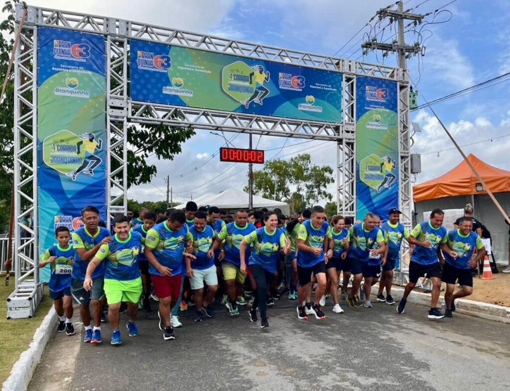 Prefeitura de Branquinha realiza 4ª edição da Corrida da Emancipação