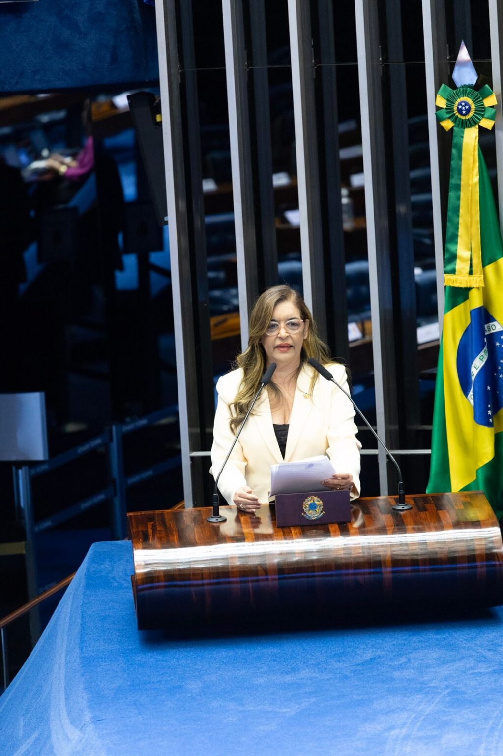 Eudócia Caldas vai ocupando espaços e indicando que será candidata à reeleição