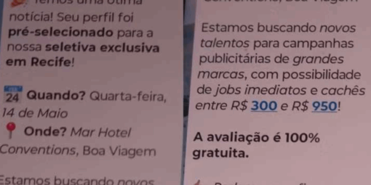 Mulheres denunciam agência de modelos por cobrança de até R$ 5 mil para participar de evento anunciado como gratuito