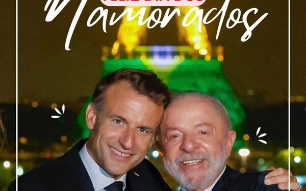 Embaixada da França celebra Dia dos Namorados com homenagem inusitada a Lula e Macron