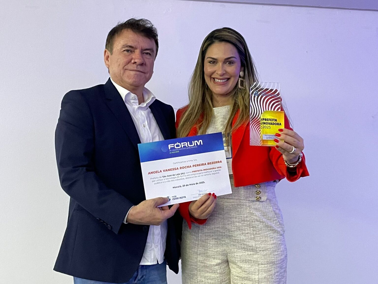 São José da Laje é referência em tecnologia e recebe prêmio de cidade digital