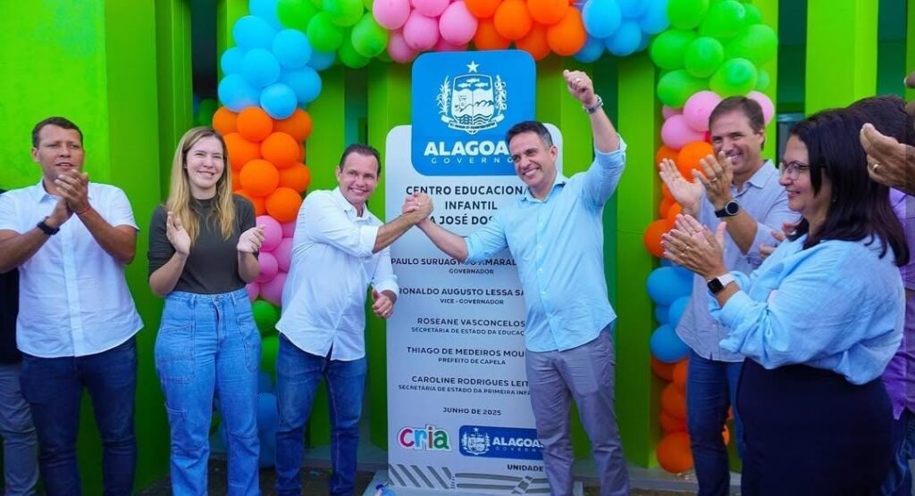 Com a presença de Paulo Dantas, prefeito de Capela inaugura creche e lança obras de infraestrutura