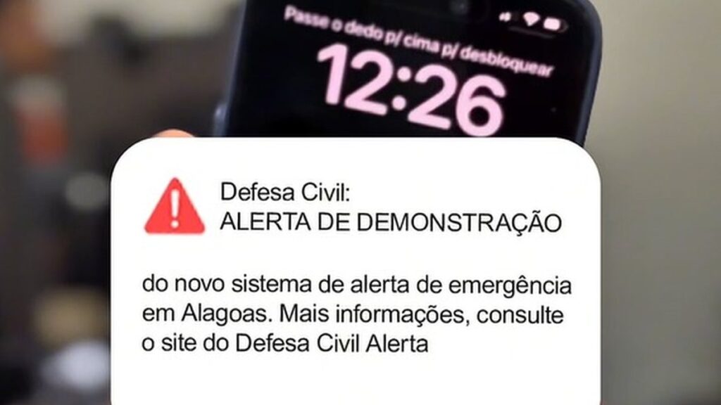 Maceió terá alerta sonoro da Defesa Civil em celulares neste sábado (14)