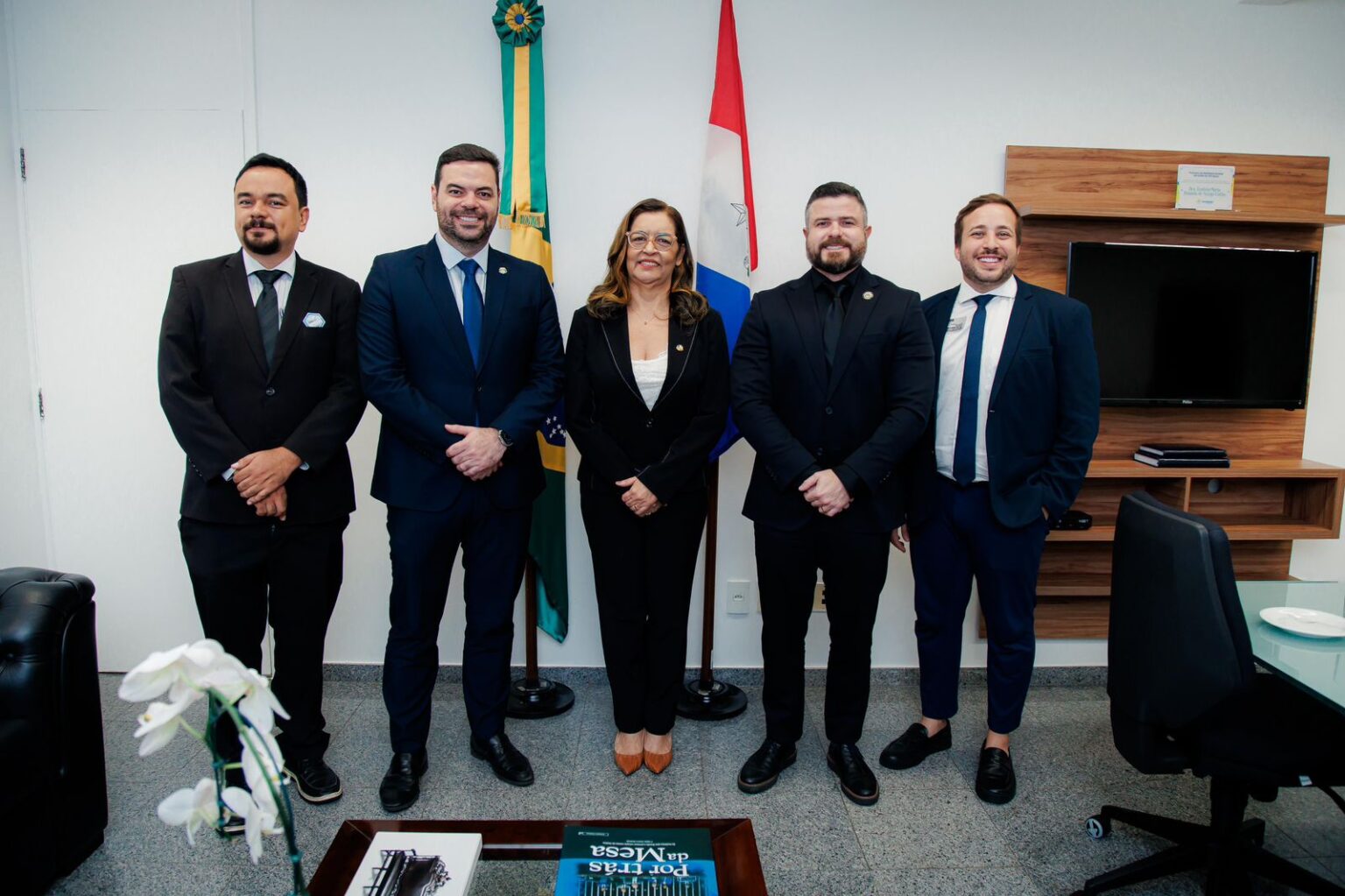 Vereadores têm reunião com a senadora Eudócia Caldas em Brasília