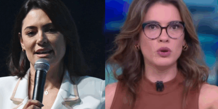 Michelle Bolsonaro questiona se âncora da CNN seria militante