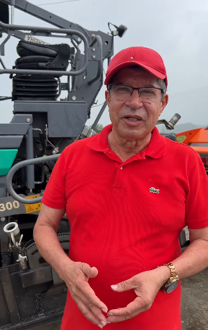 Prefeitura de Palestina anuncia chegada de mais 2 km de asfalto em parceria com o Governo de Alagoas