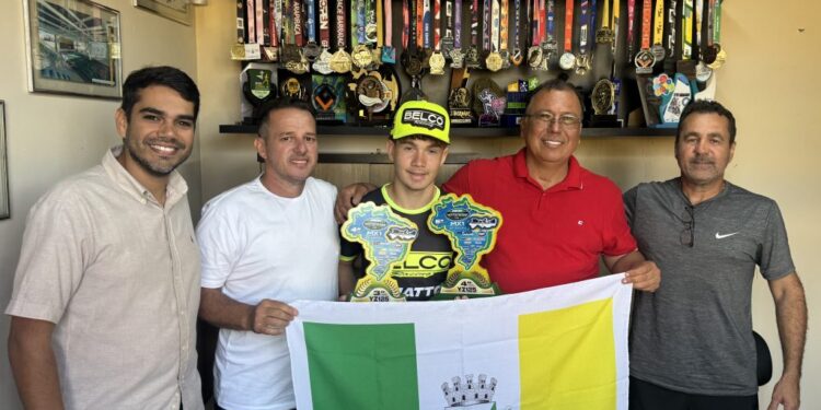 Prefeitura de Arapiraca apoiará piloto de motocross Gabriel Magalhães nos circuitos brasileiros