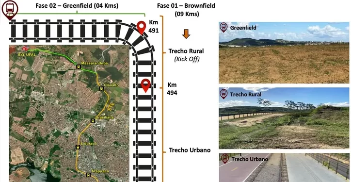Ministério dos Transportes investe R$ 200 milhões em VLT de Arapiraca