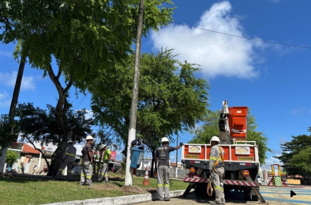 Orla Lagunar terá nova rede subterrânea de iluminação pública