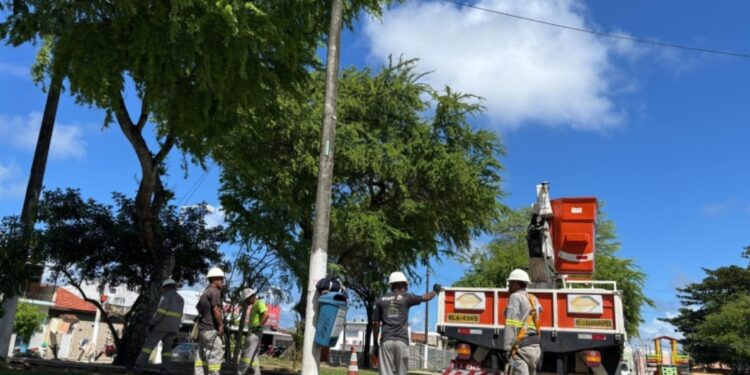 Orla Lagunar terá nova rede subterrânea de iluminação pública