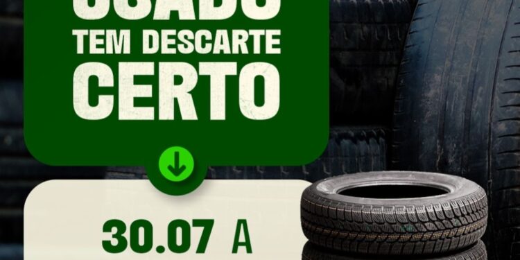 Indústria alagoana participa da campanha “Pneu Usado Tem Descarte Certo”