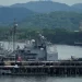 Navio de guerra dos EUANavio de guerra dos EUAatravessa canal do Panamá ematravessa canal do Panamá emdireção ao Caribe
