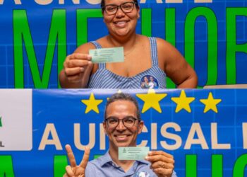 Eleições Uncisal: Professora Polly e professor Henrique votam e destacam clima de confiança