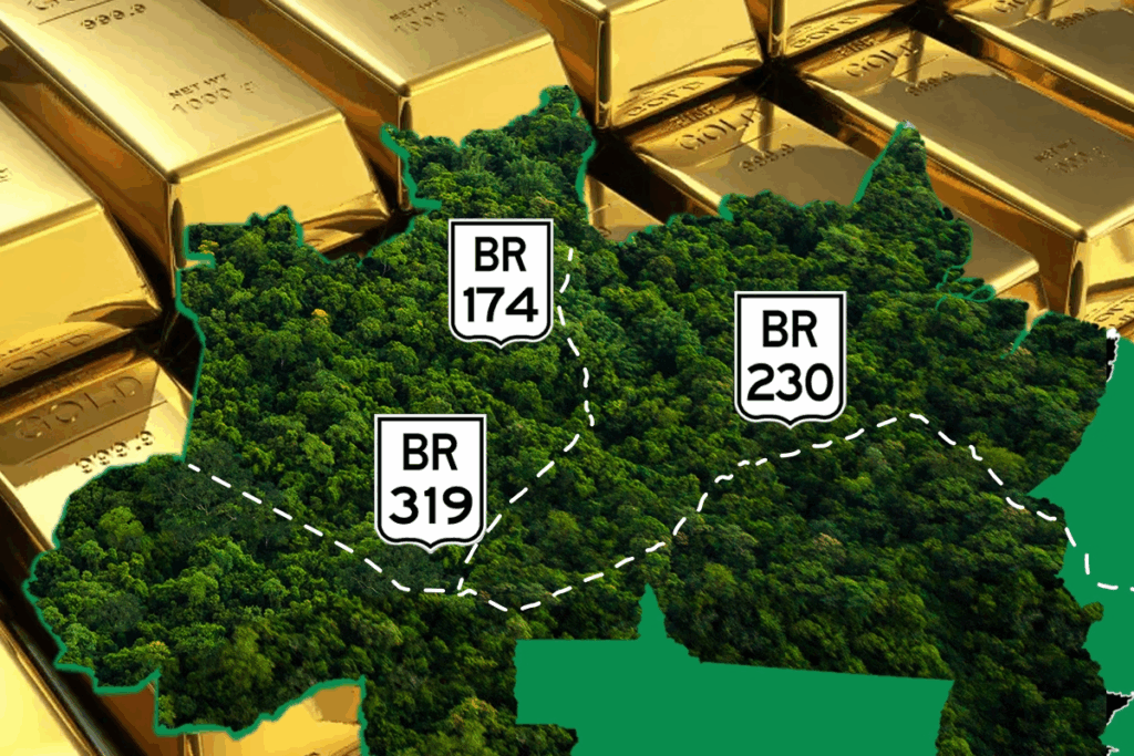 Rota do ouro: criminosos usam vias federais para escoar metal precioso