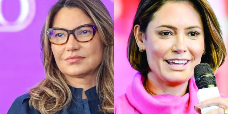 PT pode lançar Janja como candidata presidencial se PL indicar Michelle Bolsonaro