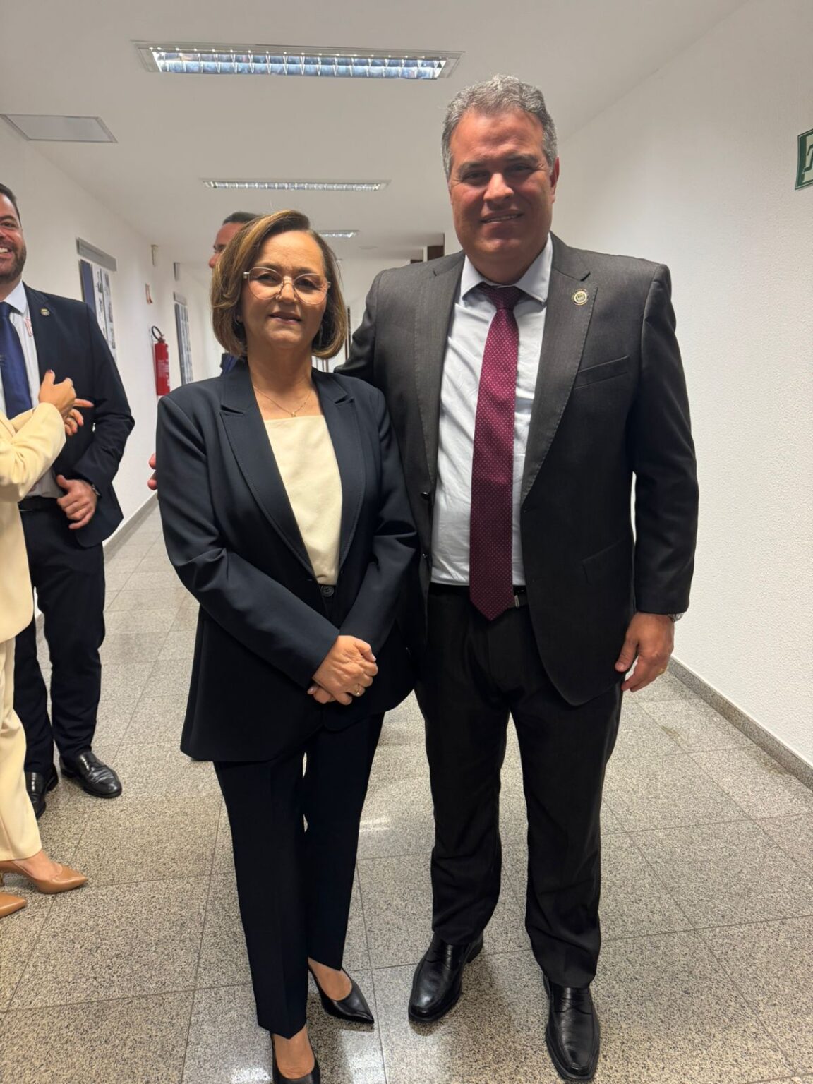 Samyr Malta acompanha sabatina de Marluce Caldas em Brasília