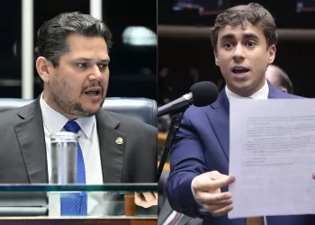 Nikolas Ferreira quer afastar presidente do Senado por não pautar impeachment de Moraes