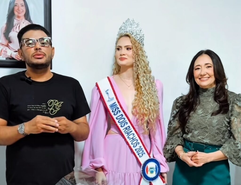Dois Riachos celebra beleza e representatividade: Maria Cláudia Pereira é aclamada como Miss do município