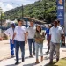 Vice-prefeito e titular da Seminfra visita etapa final de obras em praças centenárias de Fernão Velho