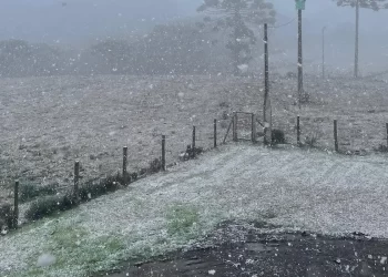 Rio Grande do Sul registra neve em algumas localidades