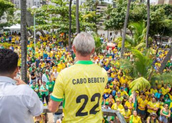 Em ato de 7 de Setembro, Cabo Bebeto reforça apoio a Bolsonaro e pede unidade da direita