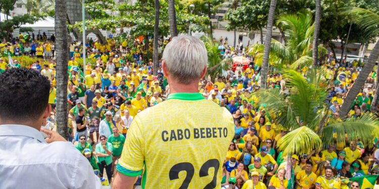 Em ato de 7 de Setembro, Cabo Bebeto reforça apoio a Bolsonaro e pede unidade da direita