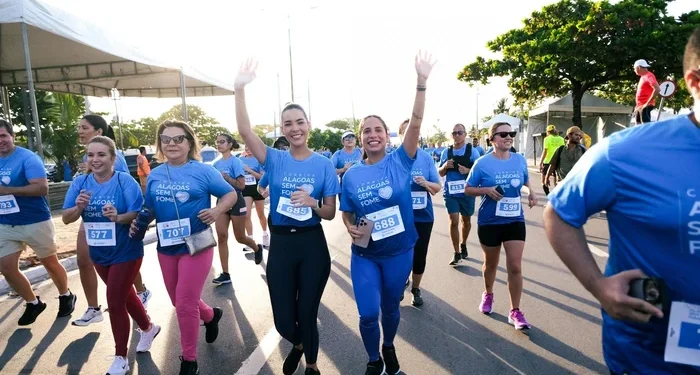 1ª Corrida Alagoas Sem Fome arrecada cerca de 2 toneladas de alimentos