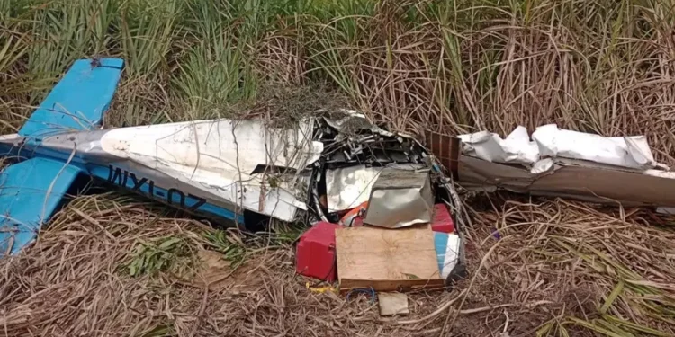 Aeronave com 200 kg de cocaína que caiu em Coruripe tinha tanques extras para ampliar autonomia de voo