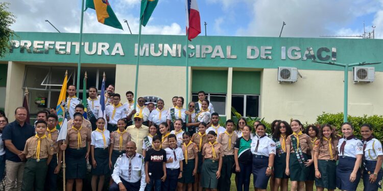 Igaci celebra Independência do Brasil com momento solene na sede da Prefeitura