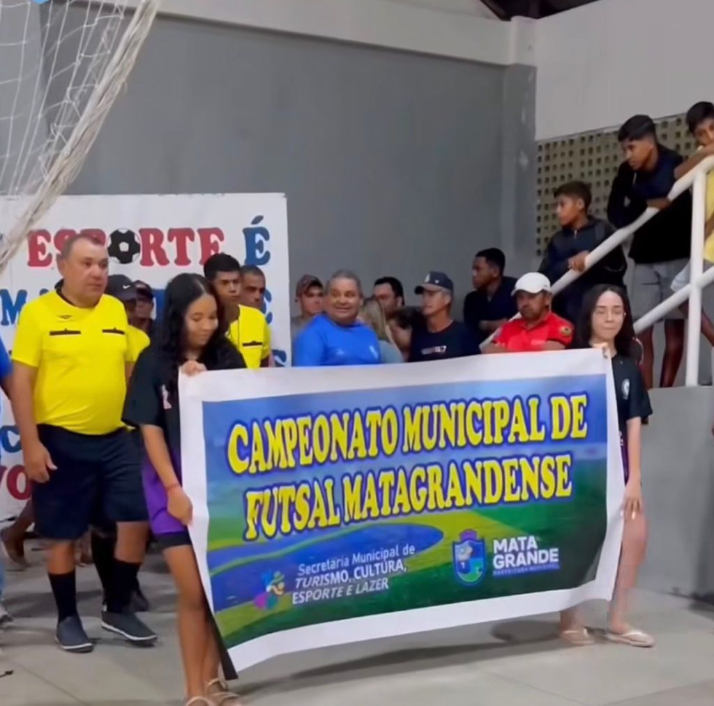 Prefeitura de Mata Grande dá início ao 7º Campeonato Municipal de Futsal
