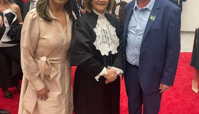 Marluce Caldas toma posse como a primeira alagoana no Superior Tribunal de Justiça