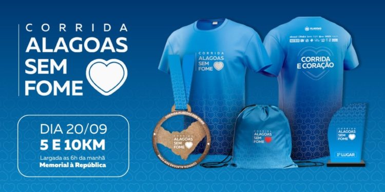 Corrida “Alagoas Sem Fome” será realizada em Maceió no dia 20 de setembro