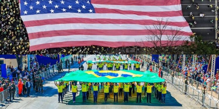 “Espetáculo vergonhoso”: Renan Filho repudia uso da bandeira dos EUA em protesto bolsonarista
