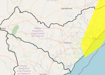 Maceió e outras cidades de Alagoas têm alerta de acumulado de chuva