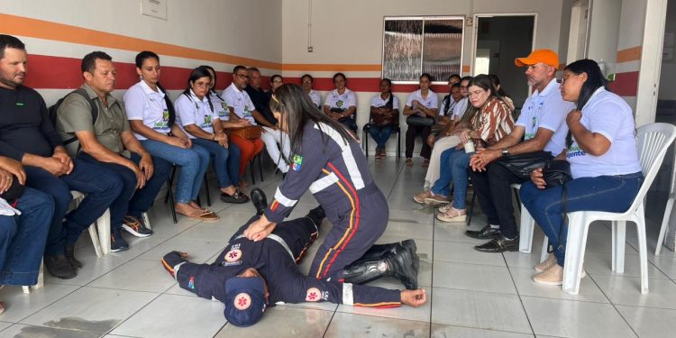 Samu promove capacitação em primeiros socorros para profissionais da Saúde Municipal de Traipu