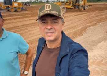 Prefeito Vaval Wanderley destaca avanço na construção da “escola mais moderna” de Cacimbinhas