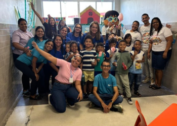 Alunos de faculdade particular realizam projeto de extensão no Gigantinhos
