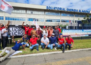 Urbanitários voltam a protestar contra ataques antissindicais da Equatorial