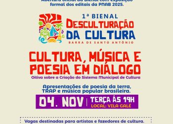 Prefeitura de Barra de Santo Antônio promove 1ª Bienal e reafirma compromisso com a valorização das expressões populares