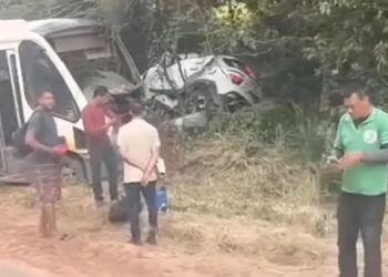 Colisão frontal mata empresário e deixa esposa ferida em Coruripe