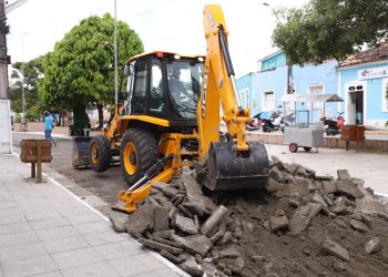 O Centro voltou a viver: prefeito Bocão inicia obras do “Revitaliza Marechal”