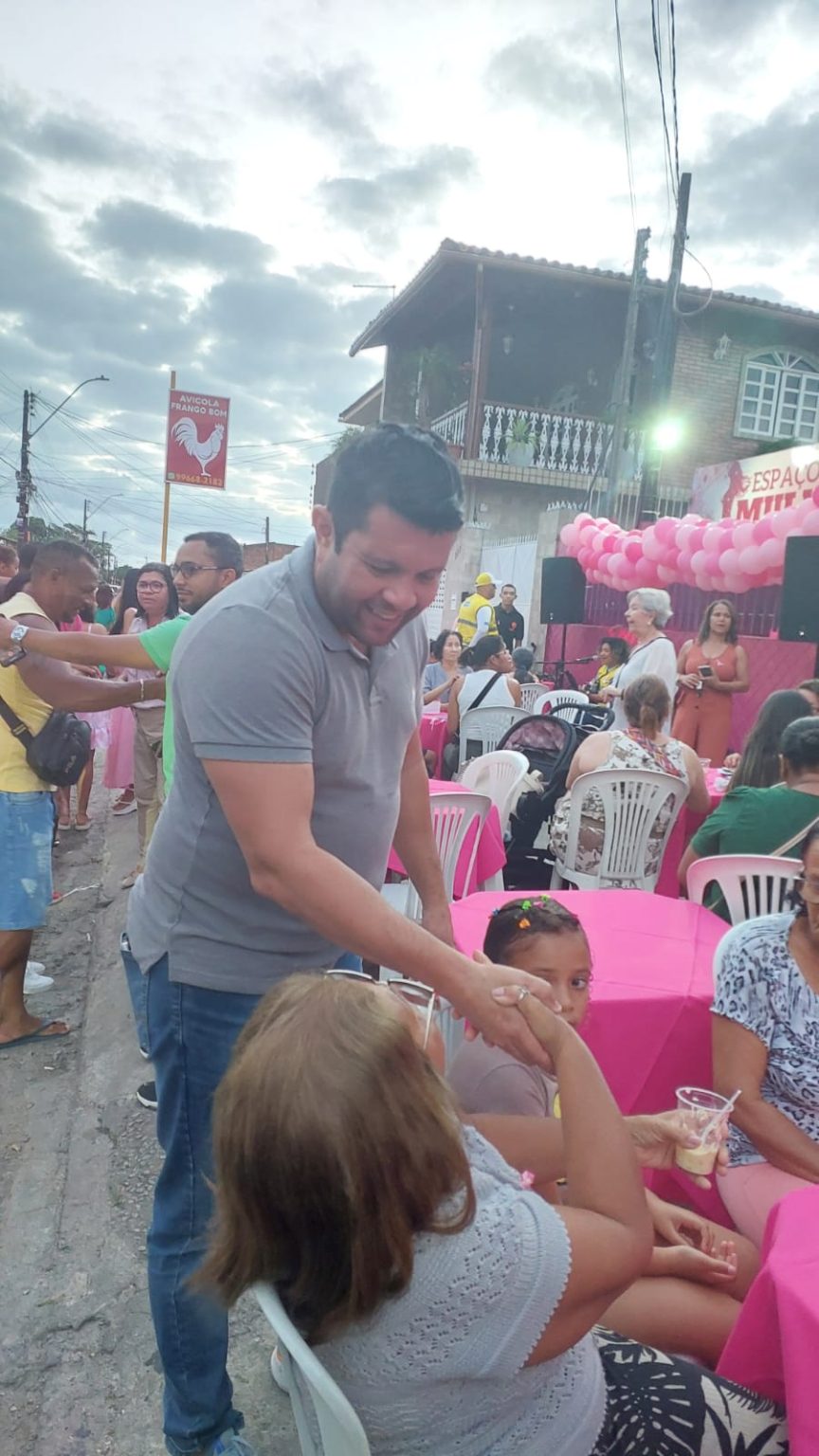 No Benedito Bentes, Espaço Mulher promove ação social para celebrar o Outubro Rosa com o apoio do vereador Allan Pierre