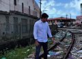 Descarte irregular de resíduos na via férrea de Maceió coloca em risco segurança operacional, alerta superintendente da CBTU