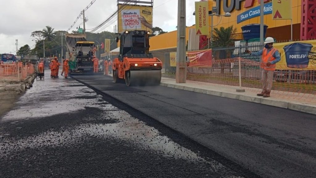 Obras na Durval de Góes Monteiro avançam para nova fase