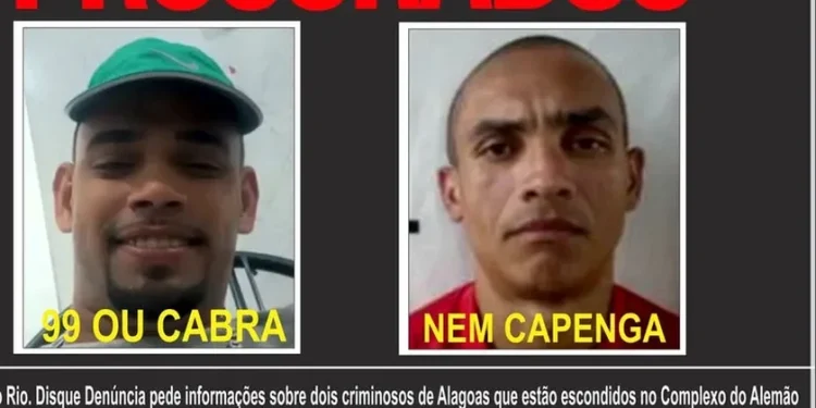 Líderes do Comando Vermelho de Alagoas atuam a partir do Rio de Janeiro
