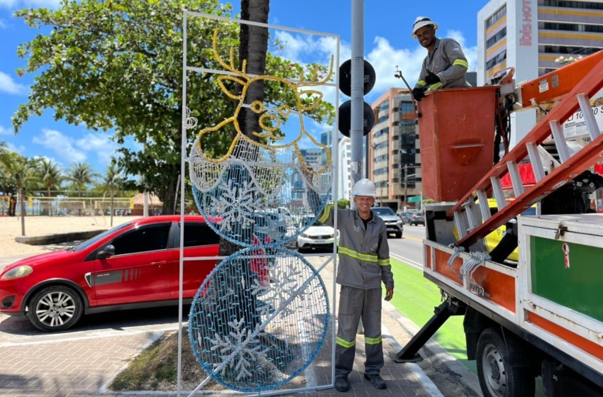 Maceió se prepara para um Natal de luzes e cores com mega ornamentação pela cidade